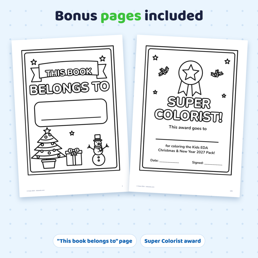 Bonus name page and Super Colorist award